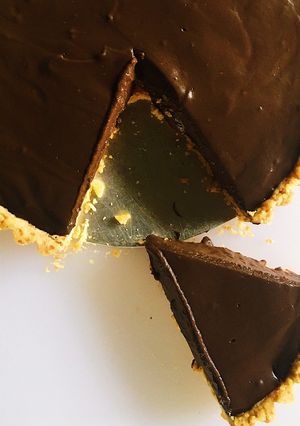 Foto resep Silky Smooth Chocolate Pie
