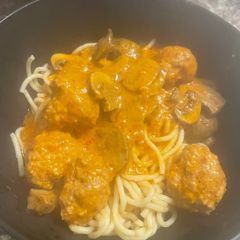 A picture of Not a Bland Spaghetti.