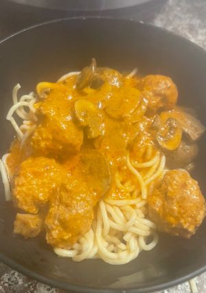 A picture of Not a Bland Spaghetti.