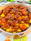 فروج مع بطاطا بالفرن😋🤤