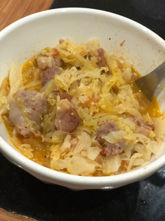 Una foto de Repollo con panceta y chorizo (no chucrut)