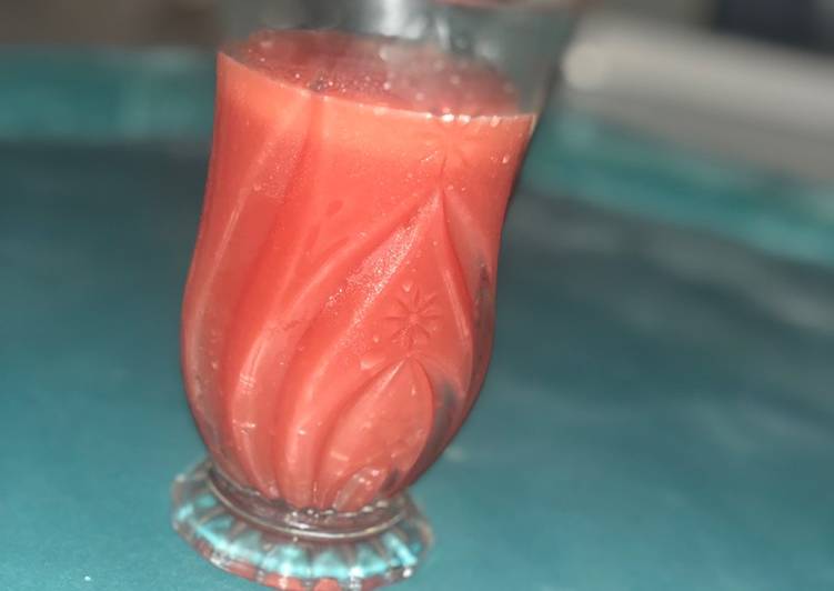 Steps to Make Perfect Natural Watermelon drink