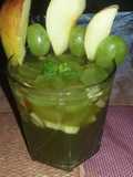 Grapes,Mint and Mixed Fruits Cocktail
