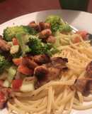 Spaghetti con verduras