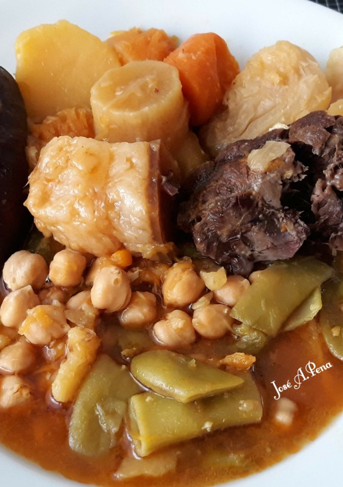 Una foto de Potaje de habichuelas y calabaza