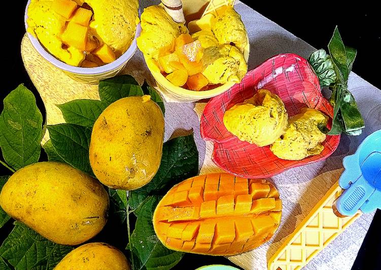 Recipe of Award-winning Mango Banana Icecream