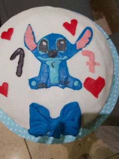 Una foto de Tarta de fondant