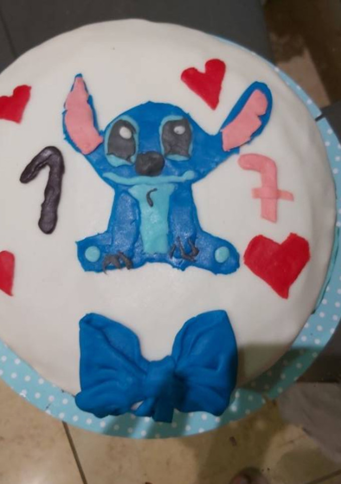 Una foto de Tarta de fondant