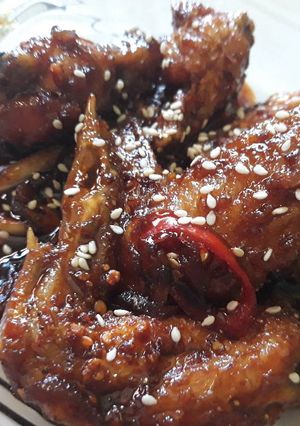 Foto resep Sayap ayam saus kecap