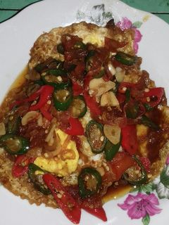 Foto resep Tumis telor ceplok