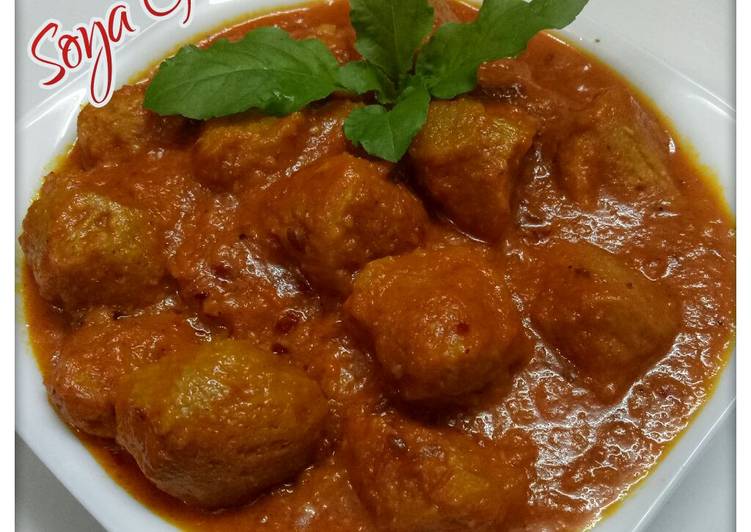 Homemade Soya curry