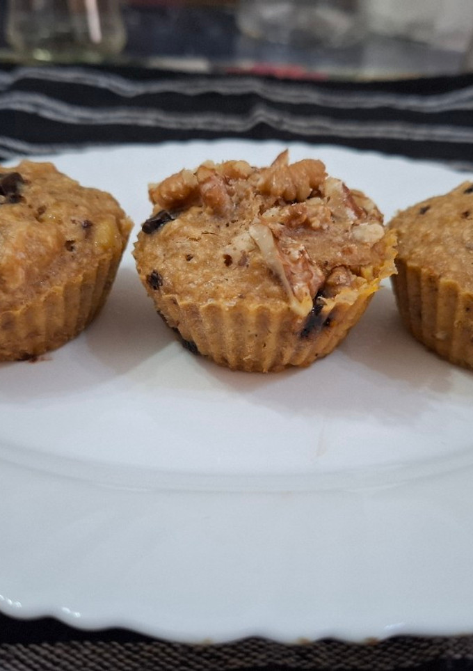 Una foto de Muffins de avena ideal para el desayuno o merienda