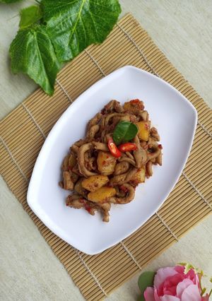 Foto resep Pedas Manis Usus Kentang