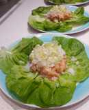 Tartar de salmón o atún