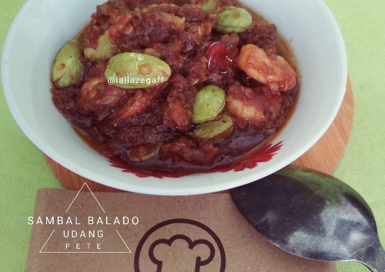 Resep Sambal Balado Udang Pete🌶️ yang Bisa Manjain Lidah