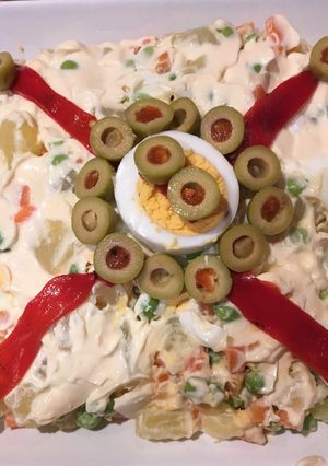 Una foto de Ensalada rusa