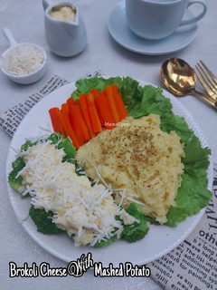 Foto resep Brokoli Cheese with Mashed Potato