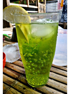 Foto resep Es Melon Selasih