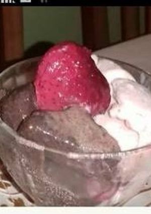 صورة لوصفة ايسكريم فراولة