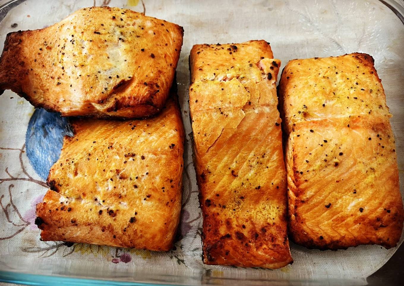 Air Fryer Lemon Pepper Salmon