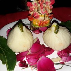 A picture of Instant mava modak.