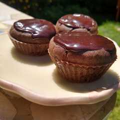 Una foto de Muffins de chocolate veganos sin tacc