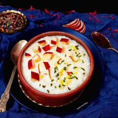 A picture of Apple Phirni.