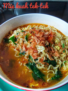 Foto resep Mie kuah tek-tek