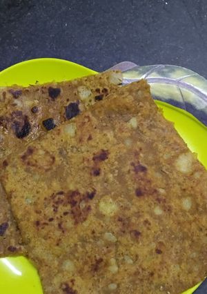 मजेदार पावभाजी पराठा रेसिपी मुख्य फोटो