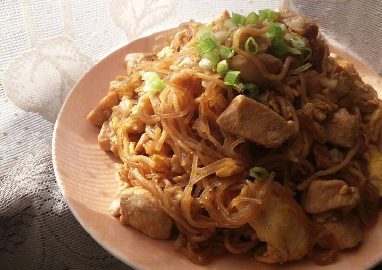 Recipe of Super Quick Homemade Noodle and Vermicelli Teriyaki
