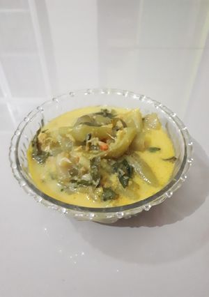 Foto resep Keladi santan pedas (masakan rumah sederhana)