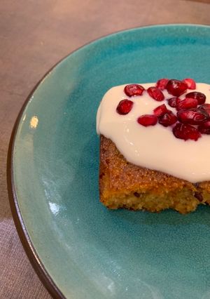 Közel-keleti darasütemény recept fotója