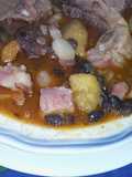 Sopa de poroto negro chorizo colorado y variedades del cerdo 🐖