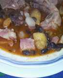 Sopa de poroto negro chorizo colorado y variedades del cerdo 🐖