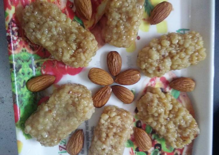 Almond flower with Milk cake