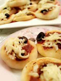 صورة لوصفة بيتزا..🍕