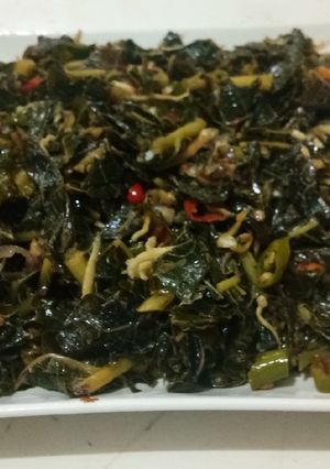 Foto resep Tumis daun pepaya teri nasi