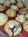 Muffins de arándanos (estilo Starbucks)