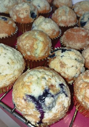 Una foto de Muffins de arándanos (estilo Starbucks)