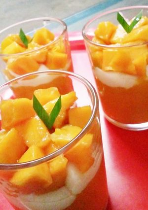 Foto resep Indonesian King Mango (no whipped cream)