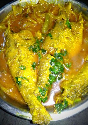 A picture of Fish curry.