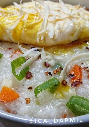 Foto resep Bubur Sayur Rasa Keju