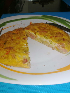 Una foto de Tortilla española modificada
