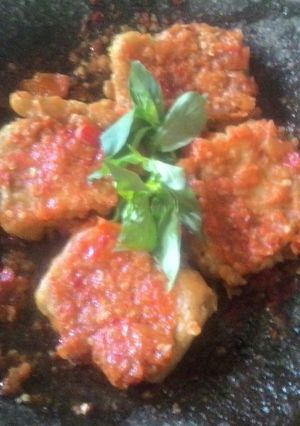 Foto resep Tempe geprek
