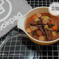 Sop Tomat Beef Slice & Kacang Merah-レシピのメイン写真