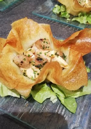 Une photo de Ballotin de boudin blanc