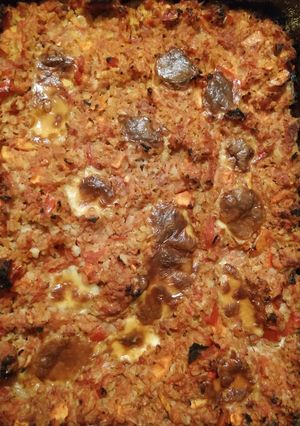 Una foto de Arroz al horno
