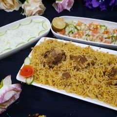A picture of Mutton yakhni pulao.