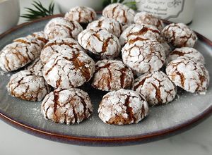 Une photo de Biscuits craquelés sans gluten (ghoriba)