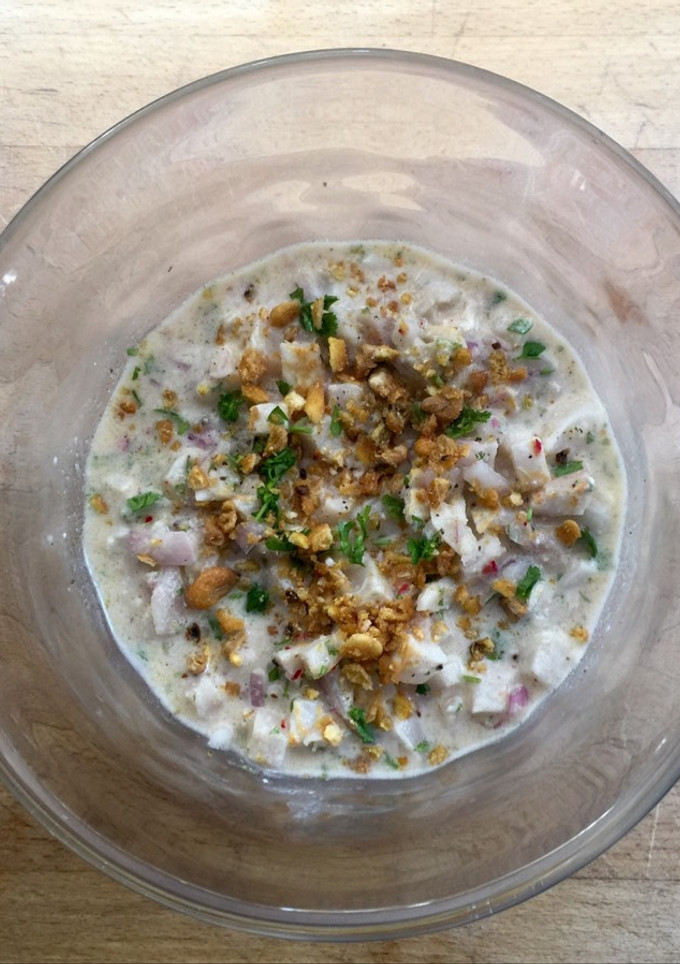 Una foto de Ceviche antillano de pescado